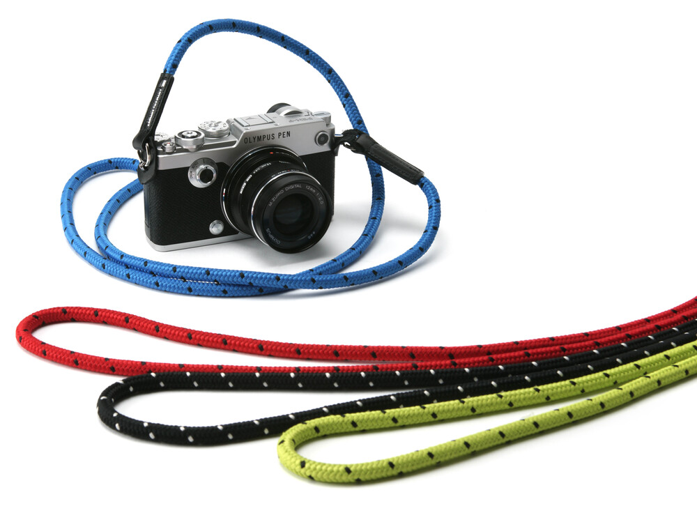 Luxury Blue Rope ACAM 701 BLBK Artisan & Artist Pin Dot Cord Camera Strap 