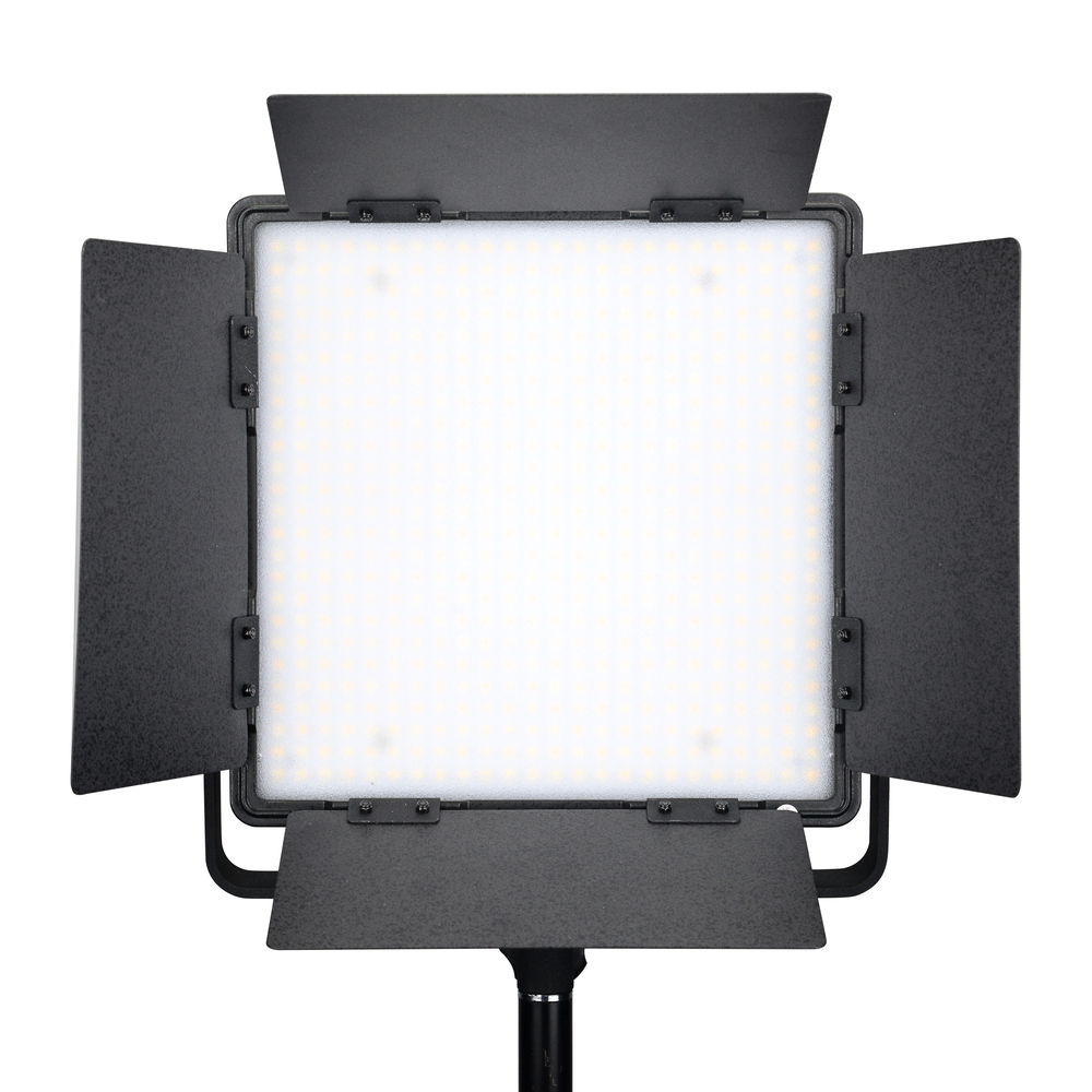 and Stands Case 2-Light 900 LED Daylight Panel Kit for Video & Photo with DMX V-Lock Mount Fovitec 