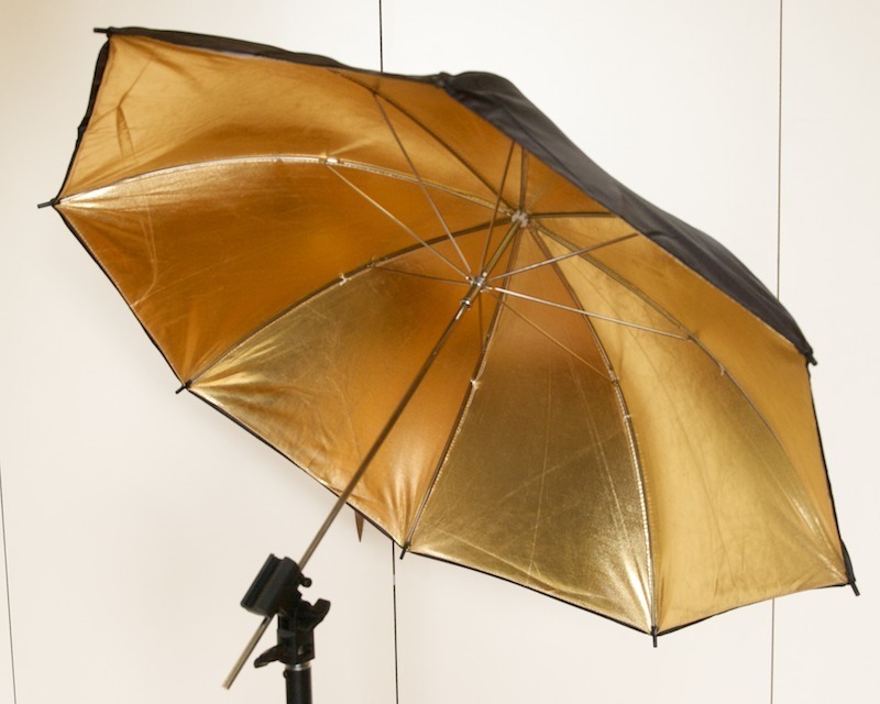 Gold Reflective flash Umbrella  40 inch 100cm PROLUX