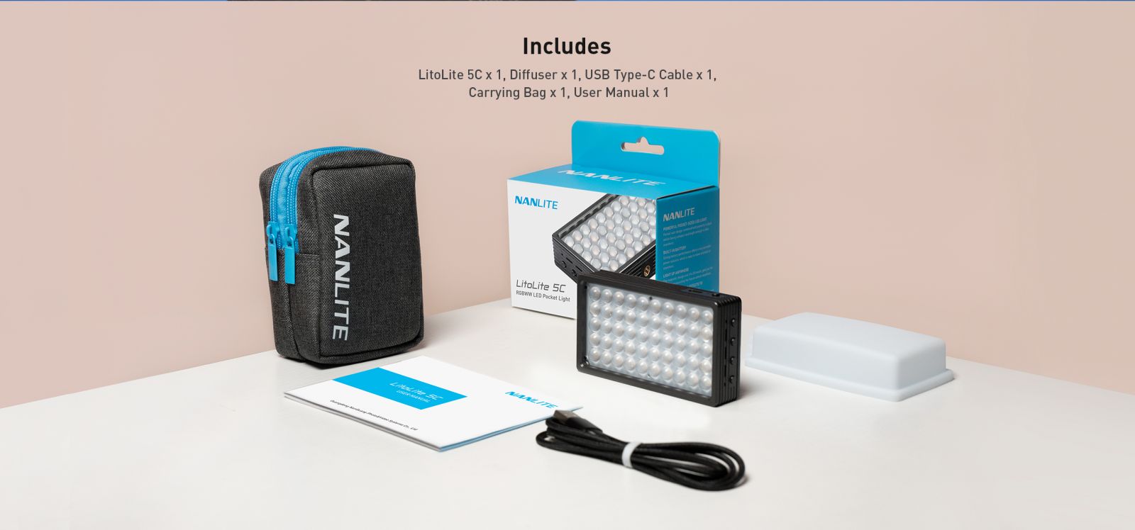 Nanlite litolite 5c rgbww mini led panel hotsell