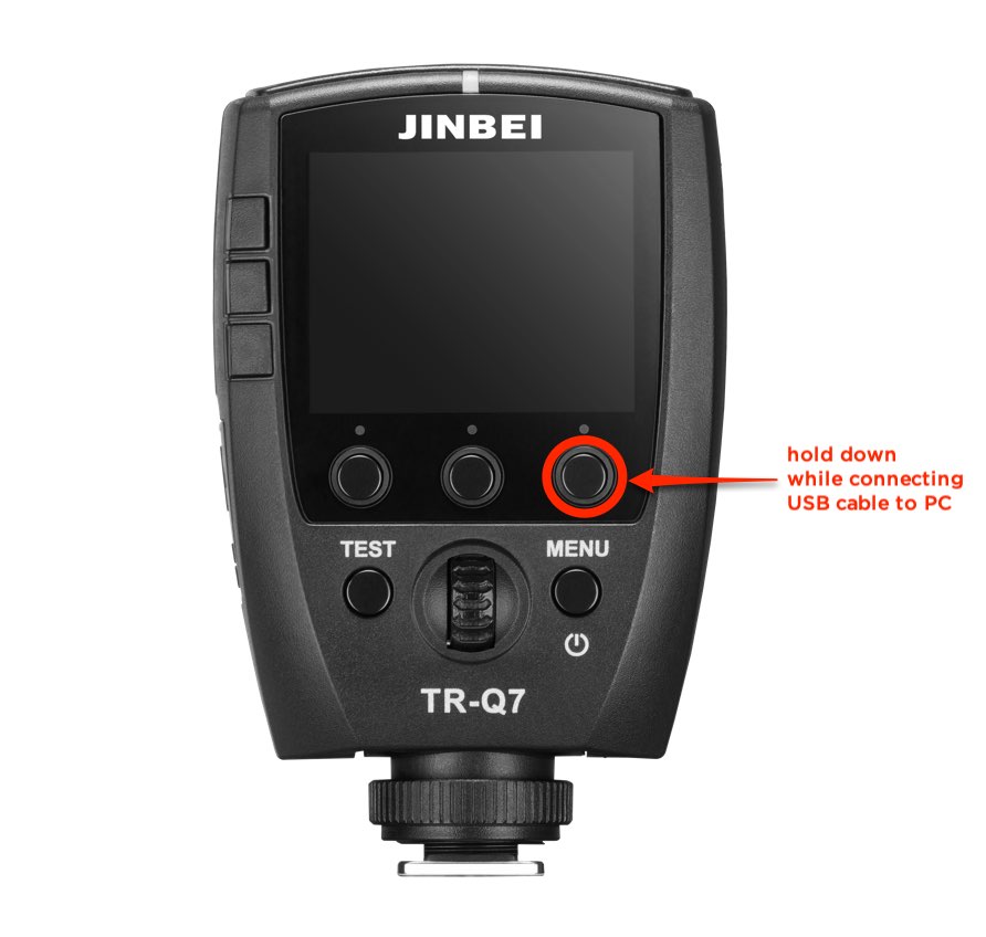 TR-Q7 Firmware Installation steps
