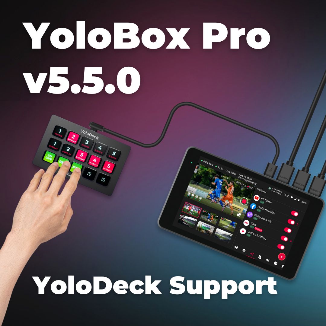 frimware version 5.5.0 enables support for YoloDeck controller