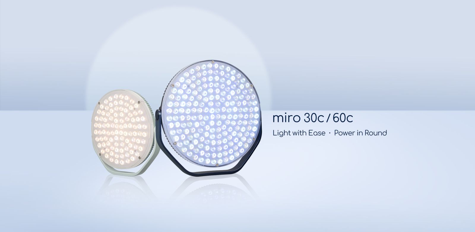 miro 30c 60c Light with Ease. Power in Round