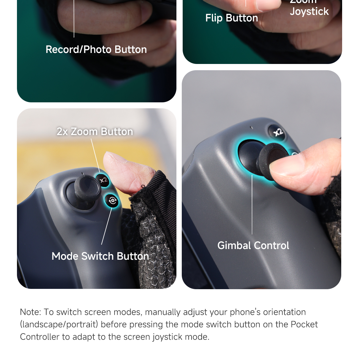 Car-mounted camera setup controlled with Pocket Controller