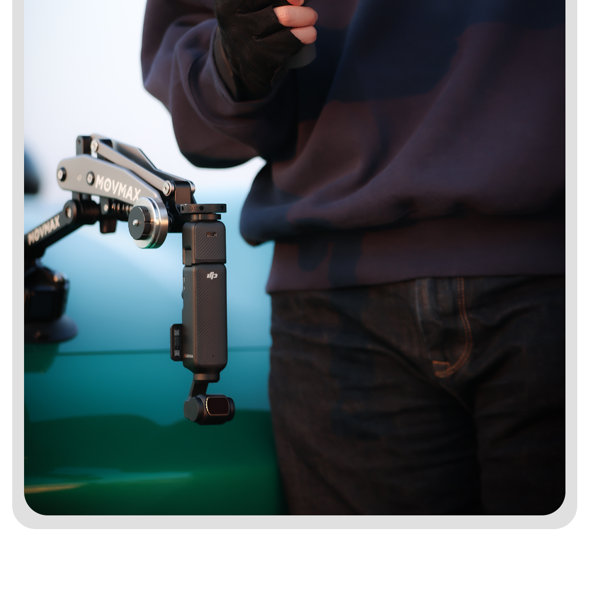 Handheld Pocket Controller demonstrating comfortable operation