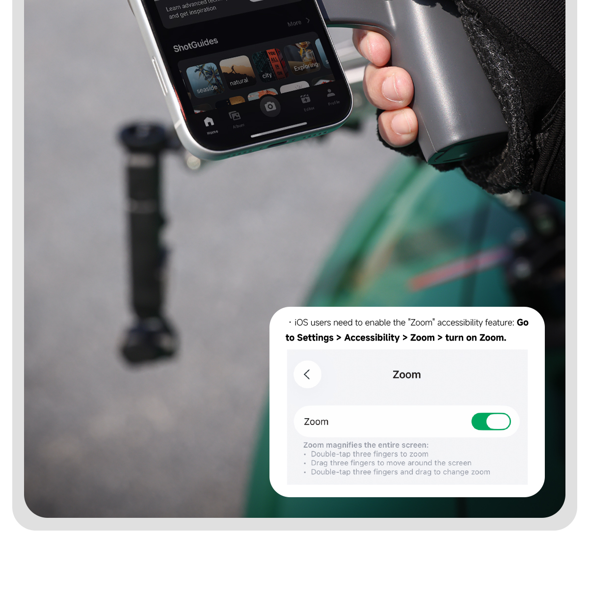 Wireless connection between Pocket Controller and smartphone app