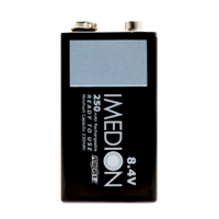 Maha Powerex Imedion 8.4V 250mAh 9V Rechargeable NiMh Battery