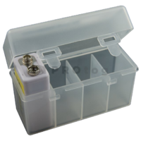 4-cell 9V Battery Storage Case