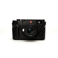 Artisan and Artist Black Leather Camera Half Case for Leica M10, M10-P, M10-D