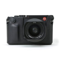 Artisan and Artist LMB-Q Black Leather Camera Half Case for Leica Q/Q2