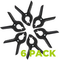 Muslin CLamps Set of 6 - Fish Shaped Clip for Securing Background Backdrops