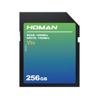 Homan UHS-I SD Card (V30) 256GB