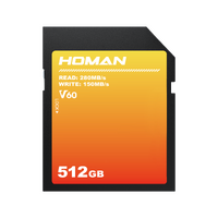 Homan UHS-II SD Card (V60) 512GB