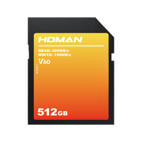 Homan UHS-II SD Card (V60) 512GB