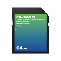 Homan UHS-I SD Card (V30) 64GB