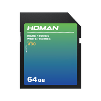 Homan UHS-I SD Card (V30) 64GB