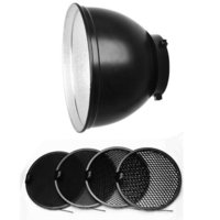 JINBEI 55 Degree REFLECTOR and HONEYCOMB DISC GRID SET