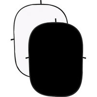 Jinbei Folding Background 1.8m x 2.1m Black and White