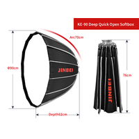 Jinbei 90cm Quick Open Deep Octagonal Umbrella Soft Box