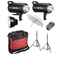 Jinbei MSN III twin 400ws Studio lighting kit