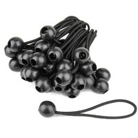 Kupo BG-4506 15cm Heavy Duty Black ball Bungees Pack of 50