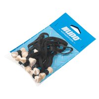 Kupo Elastic Cable Tie 10 Pack 6mm × 12.7cm Black