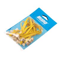 Kupo Elastic Cable Tie 10 Pack 6mm × 12.7cm Yellow
