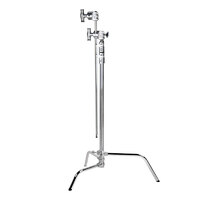 Kupo CL-30MK 30" Silver C-Stand kit with sliding leg & quick release, including grip and arm