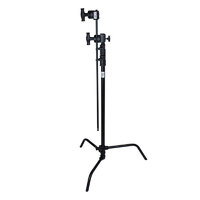 Kupo CL-30MKB 30" Black C-Stand kit with sliding leg & quick release, including grip and arm