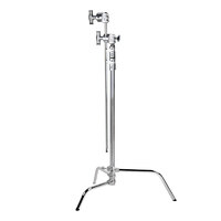 Kupo CL-40MK 40" Silver C-Stand Kit with Sliding Leg & Quick Release, including Grip and Arm