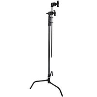 Kupo CT-40MKB 40" Black Master C-Stand Kit with Detachable Quick Release Turtle Base