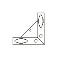 Kupo Scrim Frame Corner Only (for Butterfly Frame)