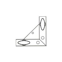 Kupo Corner with Nut for Butterfly Frame
