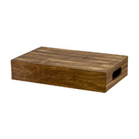 Kupo KAB-004-BST Brown Stained Half Apple Box 20" x 12" x 4"