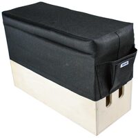 Kupo KAB-025 Apple Box Seat Cushion Black - Horizontal 20 x 50cm