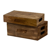 Kupo Brown Stained Apple Box Set Half and Full Size