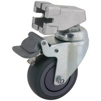Kupo Dia. 80mm Caster WithBrake, WithSquare Adapter(Set of 3)