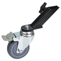 Kupo KC-100M 100mm Locking Castor Wheels with Square speed Adaptor