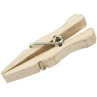 Kupo Wood C47 Spring-Type Cloths Pins (50 Pcs Per Bag)