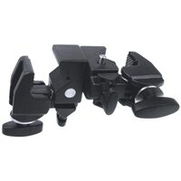 Kupo KCP-720B Superb Double Clamp with Adjustable Handle - Black