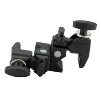Kupo KCP-720B Superb Double Clamp with Adjustable handle - Black