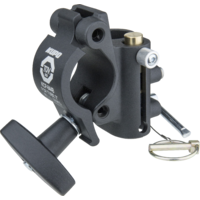 Kupo KCP-844B TV Coupler with 16mm Baby Pin and 28mm Junior Receiver -- Black