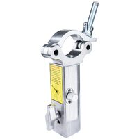 Kupo Slim Mighty Half Coupler with 28mm TV Quick Receiver, Silver