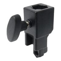 Kupo Superb Clamp Double Socket - Black