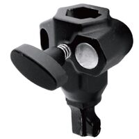 Kupo Double Socket with Safety Spring Pin - Black