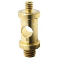 Kupo KS-014R Brass 5/8" Spigot with 3/8" Male and 1/4" Male Thread