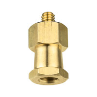 Kupo KS-130 Hex Adapter Spigot with 1/4"-20 Male Thread