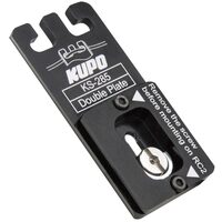 Kupo KS-285 Quick release plate for Arca Swiss and Manfrotto RC2 tripod systems