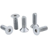 Kupo 3/8"-16UNC x 1-1/4" Stainless Hex Flat Head Screw Set (5pcs)
