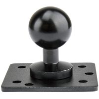 Kupo KS-412 AMPS Square wall Mount Plate with Super Knuckle Ball Head